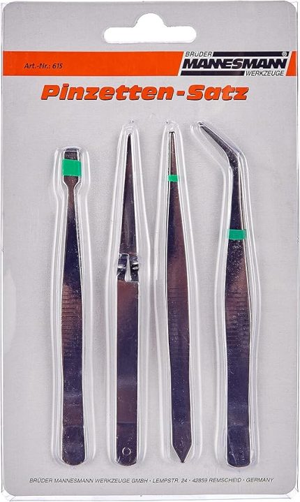 M 615 Cımbız Seti, Paslanmaz Çelik, 4 Parça