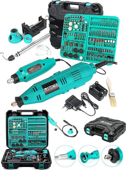 Alman 400 Watt 352 Parça 6 Kademe Devir Ayarlı Hobi Gravür Seti Mini Taşlama