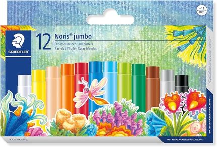 243 Nc12 Noris Clup Jumbo Yağlı Pastel Boya 12'li