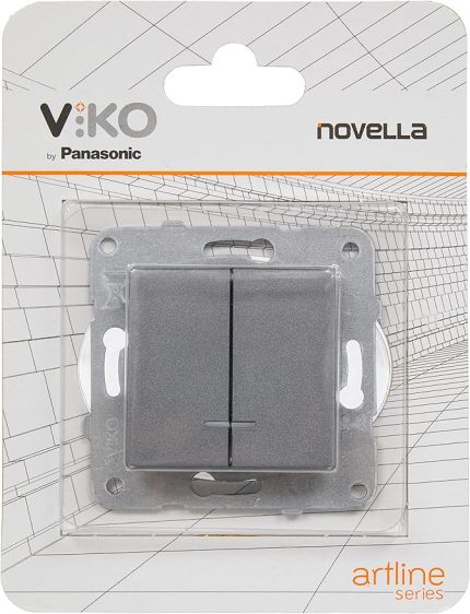 Novella Trenda Füme Mekanizma+Düğme Kapak Çabuk Bağlantı Işık Komütatör