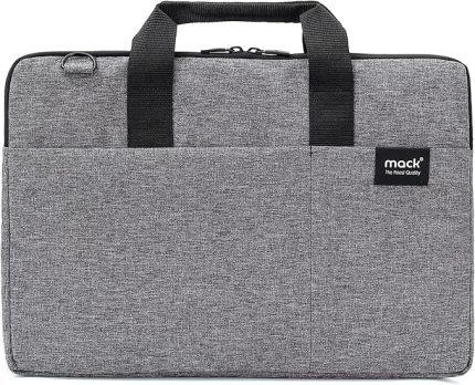 Cityfit MCC-704 Laptop Çantası, Erkekler ve Kadınlar için Profesyonel Bilgisayar Çantası, 15.6 inç Notebook Çantası, Evrak Çantası, Gri