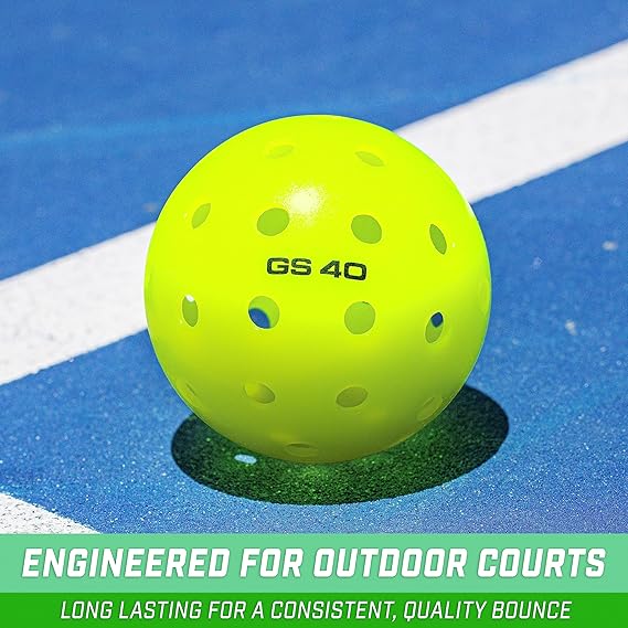 GS 40 Pickleball Topları, 4, 12 veya 36’lı Paket USAPA Kurallarına Uygun Pickleball Topları - Görsel 4