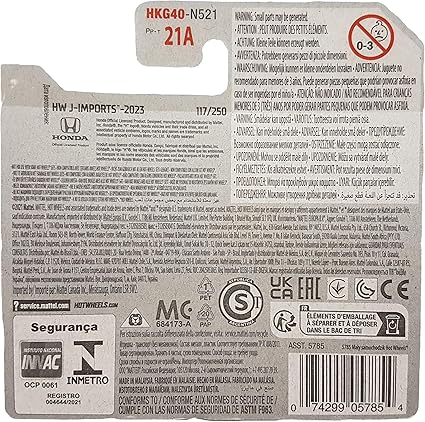 Wheels - ´73 Honda Civic Custom - HW J-Imports 8/10 - HKG40 - Short Card - yeşil - Mattel 2023 - Görsel 3