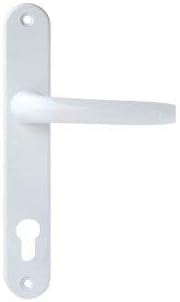 Altyapılı Beyaz Pvc Doğrama Yaylı Yale Kapı Kolu Takımı Süper Sağlam-Türk Malı-20 Yıl Garanti