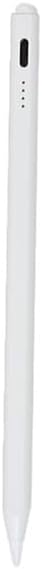 K-2260 Universal Kapasitif Stylus iPad Tablet Dokunmatik Kalem, BEYAZ