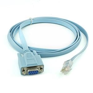 kablo Db9 To Rj45 Konsol Bağlantı Kablosu Cisco Switch Router için RJ45 Erkek 9 pin dişi konsol kablosu