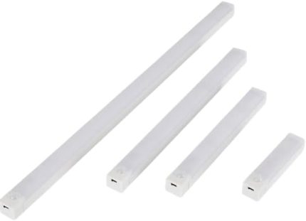 Hareket Sensörlü Tüp Ledli Şarjlı Beyaz Led Auto Mod Dolap Içi, Koridor, Tezgah Altı (20CM)