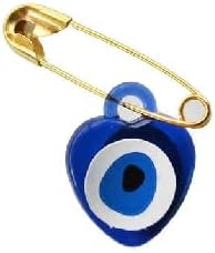 Marifetlerim - Lacivert Nazar Boncuklu Çengelli İğne 100 Adet