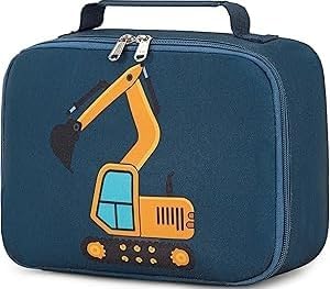 Öğle yemeği çantası, çocuk soğutucu çanta, kız çocuk kreş, anaokulu ve erkek çocuklar için yalıtımlı termal öğle yemeği çantası, okul, piknik için