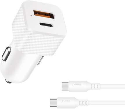 20W Qualcomm 3.0 USB-C Araç Şarj Seti C-20