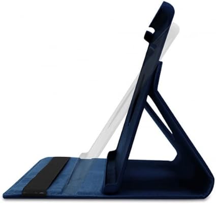 Samsung Galaxy Tab A8 10.5 SM-X200 ile Uyumlu Kılıf 360 Derece Dönen Standlı PU Deri Kapaklı - Siyah - Görsel 4