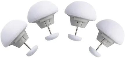 Home Yorgan Ve Çarşaf Sabitleyici, Mantar Şekilli Aşınmaya Dayanıklı Yorgan Klipsi 4 Adet (4, Beyaz)