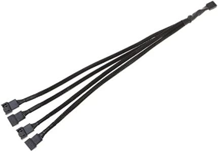 4987 4 Pin Fan Çoklayıcı Y PWM Çoklayıcı Splitter Kablosu 4 Port