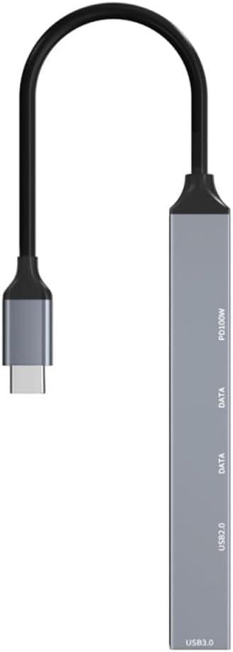 Wlue PD 100W 5in1 Type-C to USB Çoklayıcı Çevirici Hub 5 Port / 2xUSB / 3xType-C