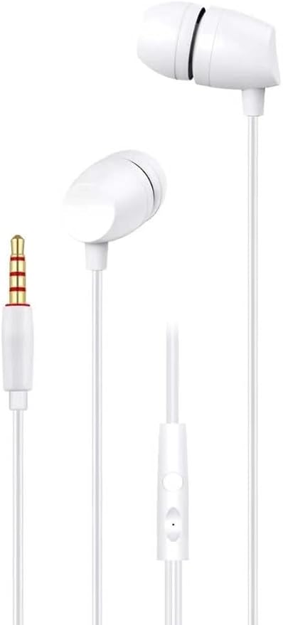 K109 3,5 MM ÇİVİ JACK KABLOLU MİKROFONLU MÜZİK DİNLEYEBİLECEĞİNİZ VE GÖRÜŞME YAPABİLECEĞİNİZ KAMPANYA ÖZEL FİYAT PERFORMANSTA BİR NUMARA TELEFON KULAKLIĞI (BEYAZ)