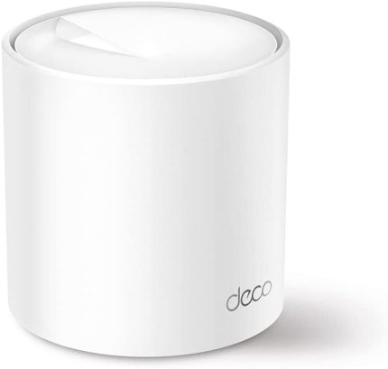 Deco X60 1-pack, AX5400 Mbps, 1 GHz Dört Çekirdekli CPU, WPA3, OFDMA ve MU-MIMO, 150 Cihaza Kadar Bağlantı, 270 m²'ye Kadar Kapsama, Mobil Uygulama ile Kolay Kurulum, Wi-Fi 6 Mesh Sistemi