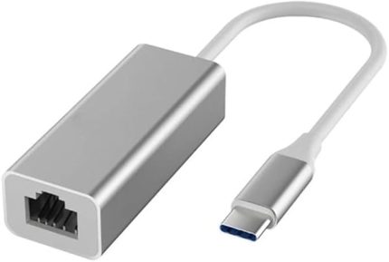 Gigabit Type-C To Ethernet RJ45 Çevirici Kablolu İnternet Dönüştürücü 1000Mbps Macbook İle Uyumlu Notebook İle Uyumlu Alüminyum Kasa Tak Çalıştır USB-C To LAN Adaptörü RJ45 Tip-C ZR117
