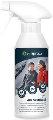 Textil Spray-On emprenye spreyi – 250 ml – Gore-Tex, Sympatex ve Softshell gibi fonksiyonel tekstil ve dış mekan tekstilleri için emprenye maddesi