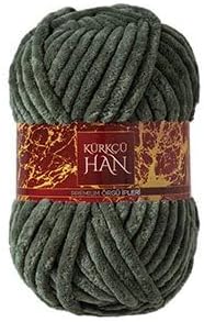 Han Jumbo Kadife 150gr 43m Örgü İpi (Nane Yeşili)