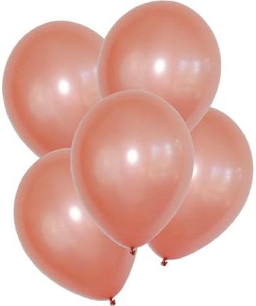 Marifetlerim - Metalik Rose Gold Balon 12 İnch 10 Adet