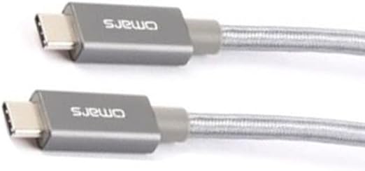 Omars Type-C 3.1 5Gbps 3A Örgülü Şarj ve Data Kablosu Gri 1.5 Metre - Görsel 5