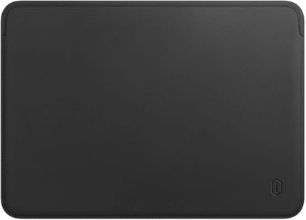 Deri El Çantası Laptop Çantası Bilgisayar Kılıfı Macbook Çantası Air Pro 15 inç Kese Kılıf Siyah