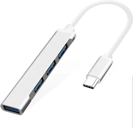 Type-c To USB Hub 4 Port Metal Usb Çoğaltıcı Macbook Uyumlu usb 3.0 Hub Otg Usb Adaptör Çoklayıcı