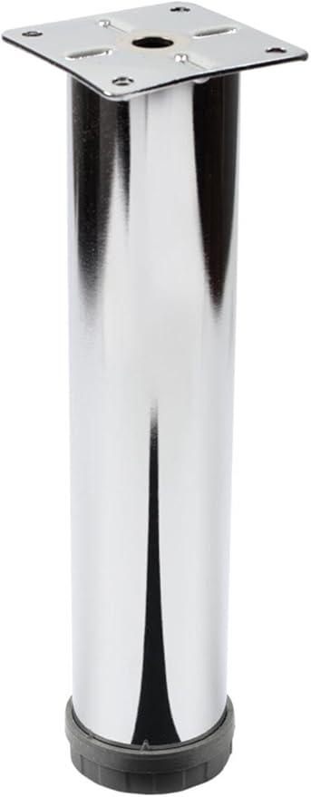 4 Adet Mobilya Ayağı Metal 20 cm Alttan Ayarlı 42 mm Krom Ayak