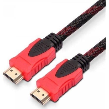 HDMI Kablo 3 Metre Ses ve Görüntü Aktarım Kablosu - Siyah/Kırmızı