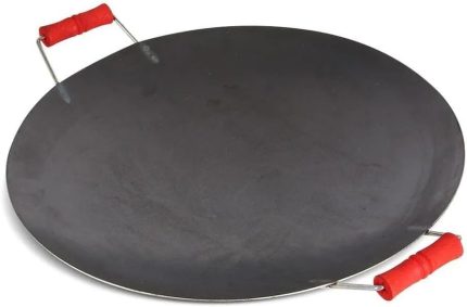 Kavurma Gözleme Sacı 53 Cm 2,8 Kg Ağırlığında, Çift Taraflı Kullanım 1,5 Mm Siyah Sac