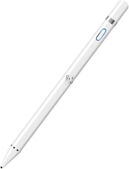 Tab M10 3 Nesil ile Uyumlu Dokunmatik Kalem Tablet ve Telefonlar İçin Hassas Yazı &Çizim Kalemi Beyaz