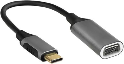 Swapp SW-U5145 Gri Metal Type-C to VGA Adaptör