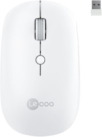 WS211 Kablosuz 1600DPI 6 Tuşlu Çift Modlu WiFi + Bluetooth Şarj Edilebilir Sessiz Kompakt Optik Mouse Beyaz