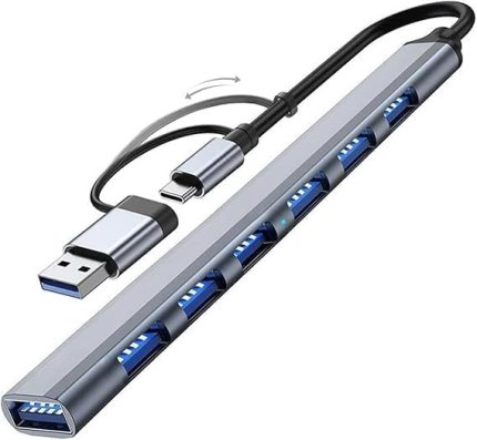 ÇOK FONKSİYONLU PD USB TYPE C ÇOĞALTICI HUB ÇEŞİTLERİ HER İHTİYACI GİDERECEK ÇEŞİT MEVCUTTUR (USB VE TYPE C PD, USB ÇOKLAYICI 7 Lİ HUB-10)