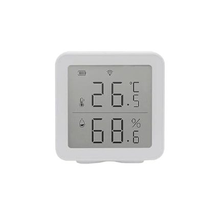 Smart Akıllı Dijital Termometre Uygulama Denetimli Wi-Fi 2.4 GHz İç Mekan Isı Ölçer ve Nem Ölçer (Higrometre) Sıcaklık ve Nem Sensörü X7508