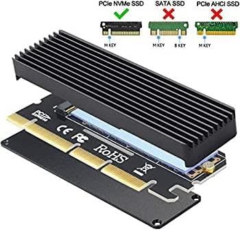 nvme ssd çevirici soğutuculu M.2 SSD - PCIe X16/X8/X4 nvme ssd çevirici Kart Alüminyum Isı Emicili - Görsel 2