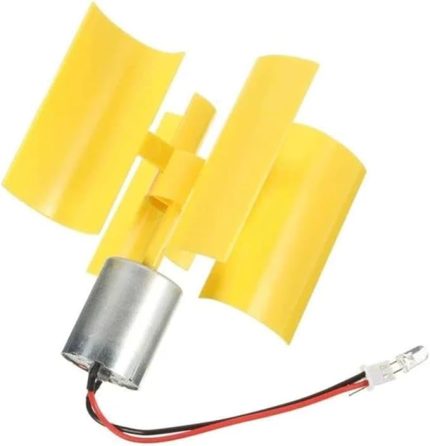 Robotik Dikey Rüzgar Türbini 3 Parça
