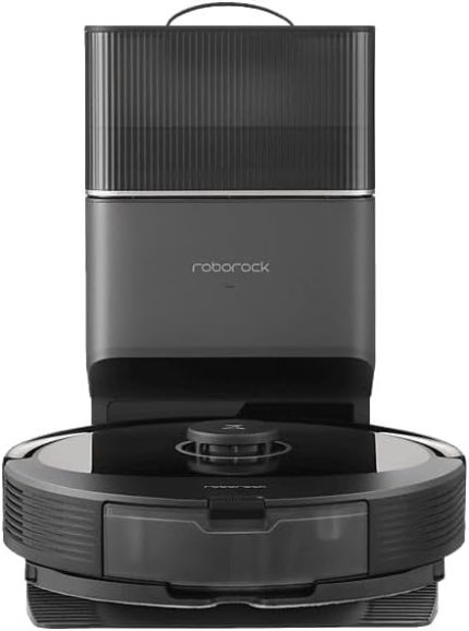 Q8 Max Plus - Akıllı Robot Süpürge, 5.500 Pa Emiş Gücü, 240 dk Çalışma Süresi, 300m² Temizlik Alanı, DuoRoller™ Fırça, Sesli Komut, Reaktif Engellerden Kaçınma