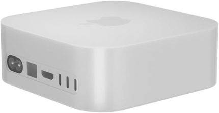 Mac mini M4 / M4 Pro Uyumlu Silikon Koruyucu Kılıf | Yumuşak TPU, Isı Dağıtım Açıklıklı, Çizik ve Darbe Önleyici Gövde Şeffaf