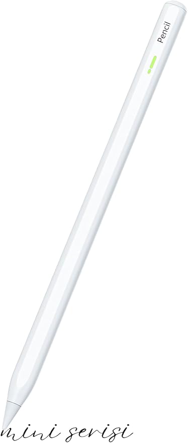 Mini 2024 7. Nesil 8.3 Uyumlu Manyetik Şarj Olabilen Bluetooth Özellikli Stylus Tablet Kalemi