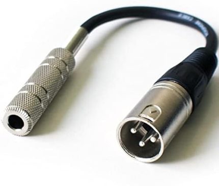 Xlr Erkek-6.3 mm Dişi Çevirici Kablo