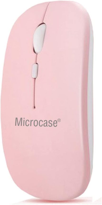 800-1200-1600 DPI Bluetooth Kablosuz Mouse - AL2722 Pembe