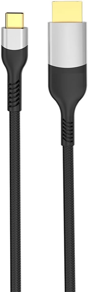 QG08 8K 60 Hz Görüntü Kalitesi Type-C to Display Port Kablo 3m Gri