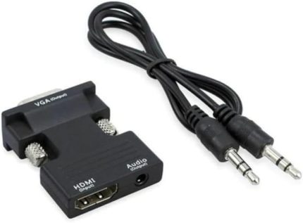 Ses Destekli HDMI To VGA Dönüştürücü Adaptör