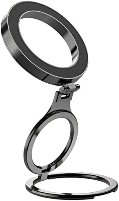 Yükseklik Ayarlı Katlanılabilir Magsafe Uyumlu Magnetic Çift Halkalı Telefon Standı Halka Telefon Tutucu