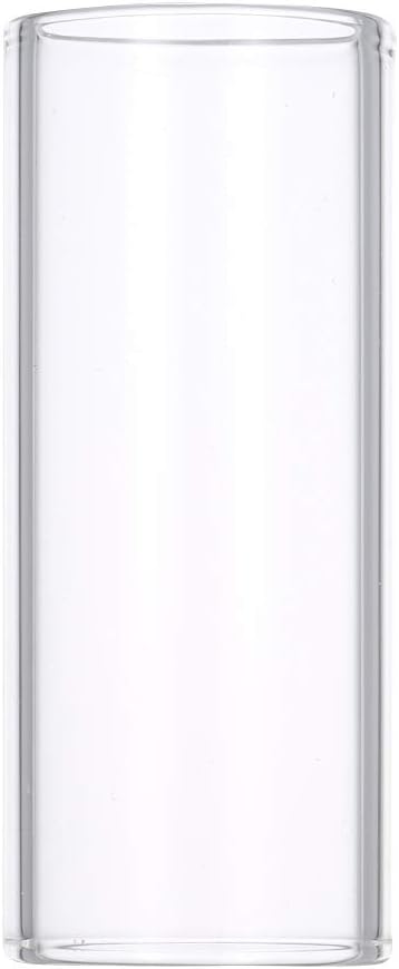 Gitar Slide Banjo Için Pürüzsüz Zengin Tengi Ukulele Kontrol Için Kesintisiz Bor Silikatlı (Şeffaf)