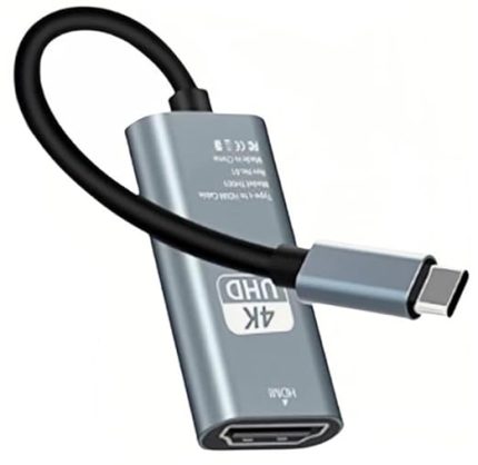 Type-C to HDMI Kablo, 4K 30Hz Yüksek Hızlı, Tip C to hdmi Kablo USB C to HDMI Görüntü Aktarım Kablo ZR859