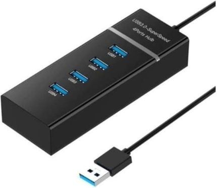 Usb Çoklayıcı 4in1 USB 3.0 4 Port Çoğaltıcı HUB 5Gpbs Hızlı Aktarım 30cm Kablo PC Bilgisayar Switch Splitter