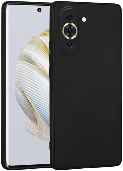Huawei ile uyumlu Nova 10 Kılıf Zore Premier Silikon Kapak Siyah