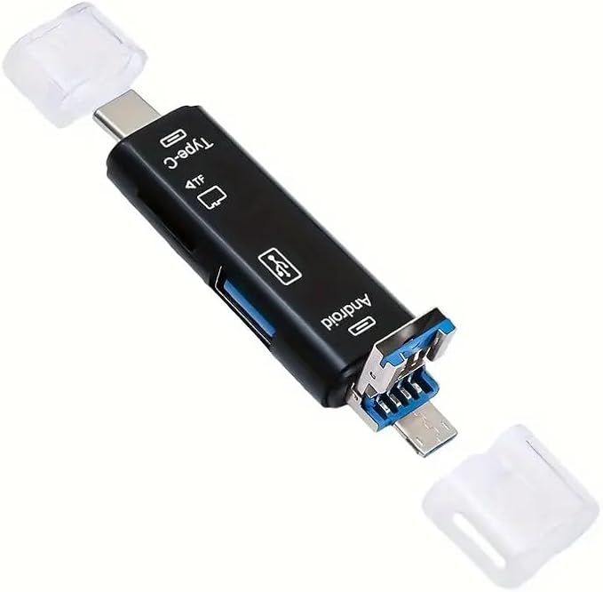 A-5068 Type-C To USB 3.0 Flash Otg Veri Aktarım Sd Tak Çalıştır Kart Okuyucu Çevirici x 2 Adet